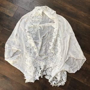Lace coverup